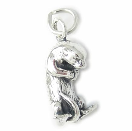 Otter Sterling Silber Charm .925 x 1 Otter Charms