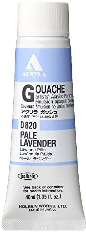 Holbein Acrylic Gouache 40 ml Pale Lavender