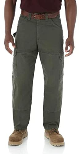 Wrangler Riggs Workwear mens Ranger work utility pants, Loden, 42W x 34L US