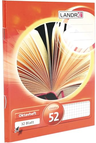 LANDRÉ 100050478 Limit Schulheft, DIN A4, Lineatur 21/liniert
