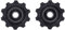 BBB Cycling Schaltrollen 10-T Kasette 10-Zähne, 7-0 Fach Schaltwerk SRAM, Campagnolo Shimano Kompatibel, Für Rennrad und Urban Cycling, RollerBoys BDP-01, Schwarz