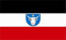 U24 Aufkleber Deutsch Südwestafrika Flagge Fahne 8 x 5 cm Autoaufkleber Sticker