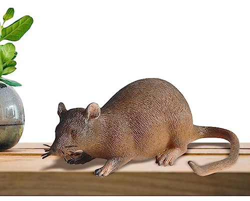 2 Stück interaktives Maus-Spielzeug, simuliertes Mausmodell | Gruselige Maus für -Spielzeug, Dekoration des Aprilscherz-Tages von Halloween