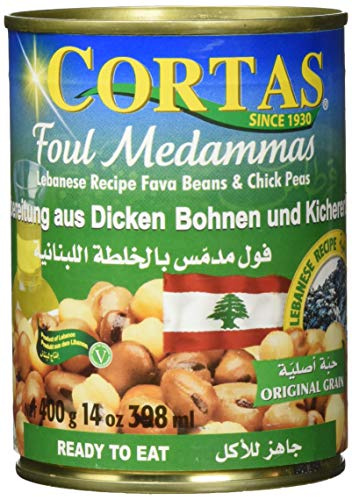 Cortas Dicke weiße Bohnen und Kichererbsen, 6er Pack (6 x 400 g)