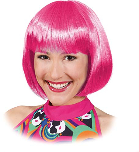 Faschingsperücke Damen Lola pink
