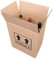 Cardboard Wine Bottle Box Printed Fragile Holds 6 Bottles 335mm x 275mm x 190mm Qty 15 Box