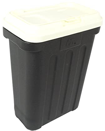 Maelson Dry Box Aufbewahrungsbehälter für Hunde/Tierfutter, 15 kg, elfenbeinfarben