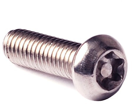 M8 x 30 mm Pin en cabeza tornillos Torx, 304 Acero inoxidable Pin Torx botón cabeza tornillos de seguridad, mano derecha hilos, métricas, 8 unidades)
