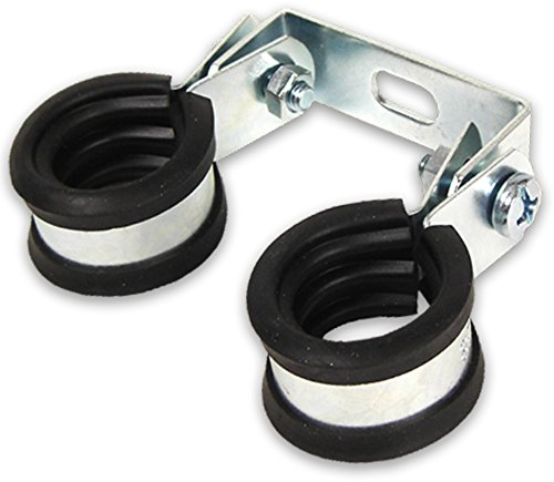 Eigenmarke Doppelrohrschelle mit Bügel [14-16mm] Silber