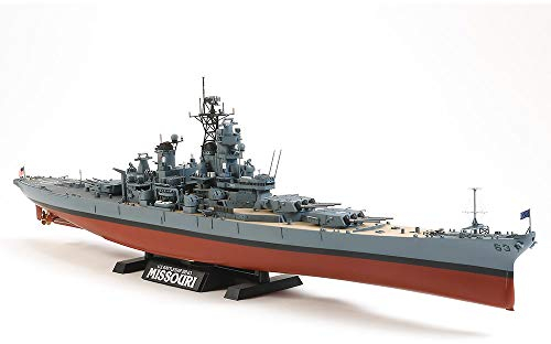 Tamiya 300078029-1:350 US Schlachtschiffs BB-63 Missouri ('91), Navy