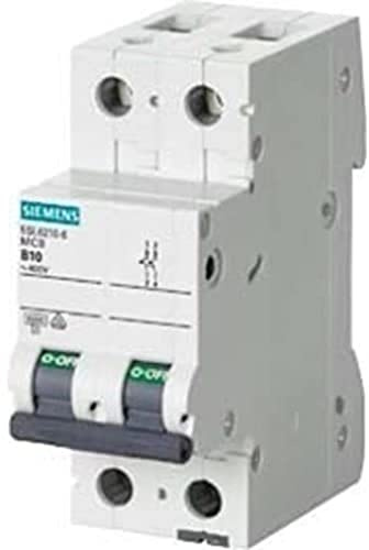 Siemens 5SL6 Miniaturüberlastschalter Typ C, Pol 1-polig 6A 230V ac, Abschaltvermögen 6 kA SENTRON 72 V dc