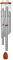 Woodstock Chimes Klangspiel, silber, 84x13x13 cm, ADSG