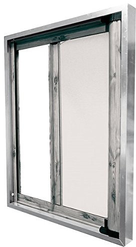 AWITALIA - Zanzariera Singola 55 scorrimento orizzontale (made in Italy) vari colori e misure, qui in colore Bronzo e dimensioni a partire da 100x200 (LxH) prodotta su misura