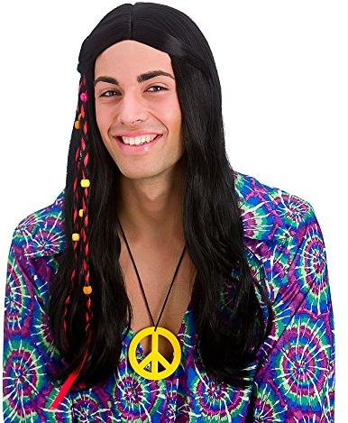 Cool Hippie Fancy Dress Wig