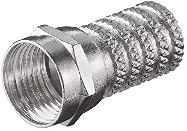 Goobay 51852 Aufdreh-F-Stecker, 6, 0 mm