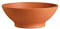 Deroma Ciotola per Piante Bassa in Terracotta, Rotonda, Marrone, Larga, per Interni ed Esterni