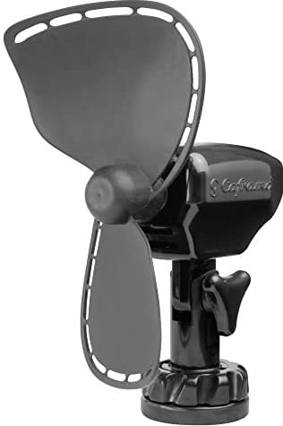 Ultimate™ 24 Volt Ventilator mit 2 Geschwindigkeiten, Direktkabel, Schwarz, Hergestellt in Kanada.