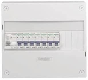 Schneider Electric Schneider Electric SC5SHN03710024 Coffret pré-câblé 1 rangée 1 inter différentiel + 7 disjoncteurs