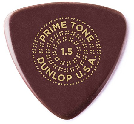 Dunlop Primetone Small Triangle 1.5mm Sculpted Plectra (Smooth) - 3 Pack