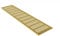 Lüftungsgitter Aluminium Stegblech Lüftung 130 mm x 600 mm (Gold eloxiert)