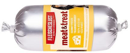 Fleischeslust Meat & Treat Lachs Wurst (1 x 200 Gramm)