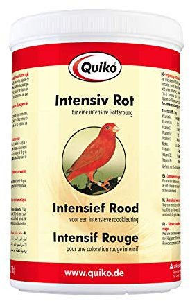 Quiko Intensiv Rot 500g - Ergänzungsfutter für Ziervögel mit Rotfaktor