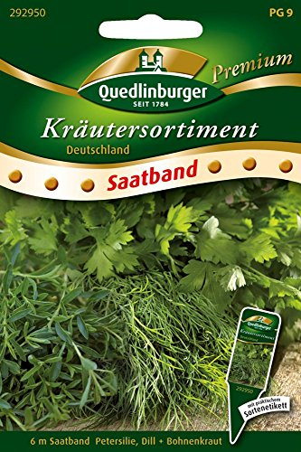 Quedlinburger 292950 Kräutersortiment Deutschland (Saatband) (Kräutersamen)