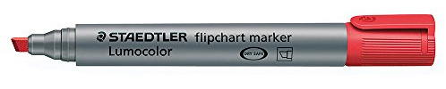 Flipchartmarker Keilspitze rot