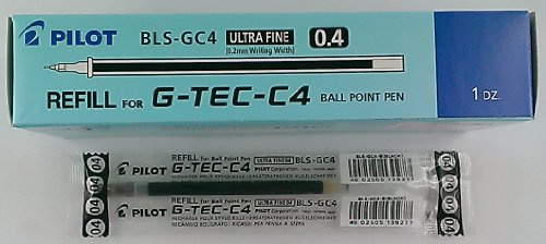 Pilot Refill for G - Tec C4/Maica 0.4 mm (Box of 12) - Blue