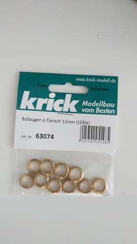 Bullaugen o.Flansch 12mm (10Stk)