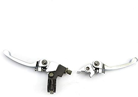 Brake & Clutch Lever Set Hydraulic Snap Back Pit Bike 110cc 120cc 125cc 140cc