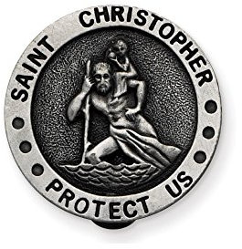 Cathedral Art Auto-Visierclip, St. Christopher