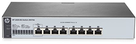 HP 1820-8G Commutatore di Rete gestita L2 Gigabit Ethernet (10/100/1000) 1U Grigio