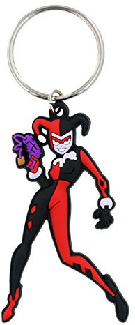 DC Comics Harley Quinn Key Ring, Multi-Colour