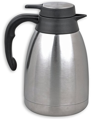 Haushalt International HI Isolierkanne 1,5 L Kaffeekanne Isolierflasche Isolierkanne Edelstahl groß