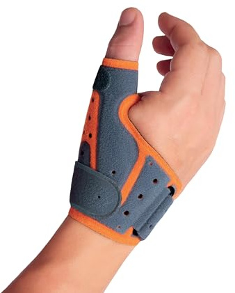 Orliman Thumb Immobilising Splint | Medically Approved Thumb Support |Breathable & Adjustable Design | Left or Right Hand | Pain Relief for Arthritis |Beige| Large - XL (18-22cm)