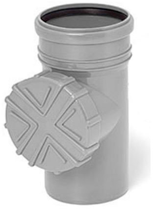 Grey 110mm Gutter Downpipe Leaf Guard Strainer Basket Filter Cleaner