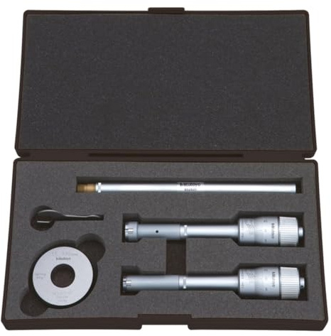 Mitutoyo 368-991 Holtest Innenmessgerät-Satz HT2-20RST, 12-20 mm | 0,001 mm, 2-teiliger Satz, titanbeschichtete Messstifte