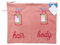 Hair & Body-Beutel Waschtasche Aufbewahrung Shampoo Duschgel Rosa 28 x 23 cm Stickerei Wasserabweisend Gefüttert Obermaterial Baumwolle Fairtrade Ringelsuse