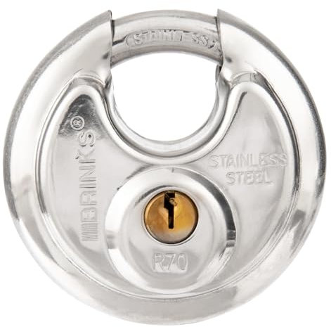BRINKS 173-70001 Cadenas à disque blindé 70 mm