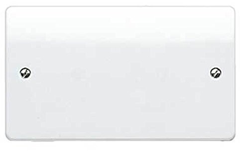 MK Logic Plus White 2 Gang Blanking Plate K3828WHI WHITE 86x146mm