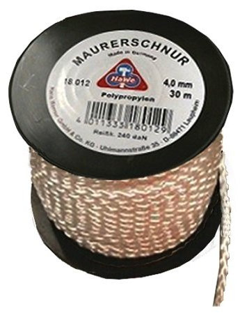 HaWe 18.012 Maurerschnur 30mx4mm aus Polypropylen in weiß