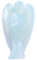 Opalit Edelstein Engel Standfigur 5 cm Opal Deko für Zeremonie Yoga Esoterik Spiritualität Weihnachten