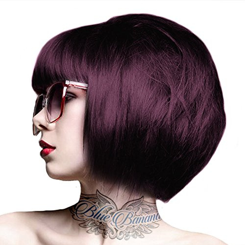 Renbow Crazy Color Semi-Permanent Hair Dye Color Cream - 2 x Aubergine 100ml