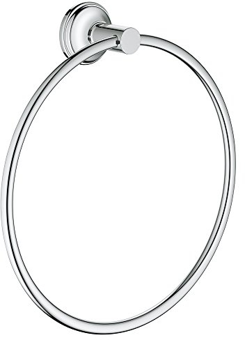 GROHE 40655001 Essentials Authentic Anneau Porte-Serviette