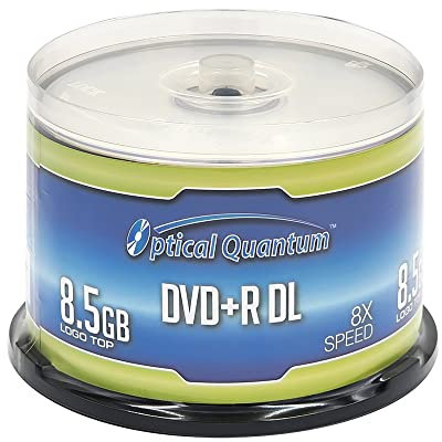 Optical Quantum OQDPRDL08LT-50 Dvd Vergine 8,5 GB Dvd+R DL 50 Pezzo(i)