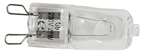 De Dietrich – G9 Lampe Halogen Sockel 25 230 (35 x 18 mm) für Dunstabzugshaube de Dietrich