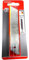 CONNEX Abbrech-Klingenstreifen breit 5 Stück - Verchromt - Eisgehärtet - Härtegrad SK 7-5 Stück im Spender/Cuttermesser Klingen/Teppichmesser Klingen/Ersatzklingen Cuttermesser / 897031