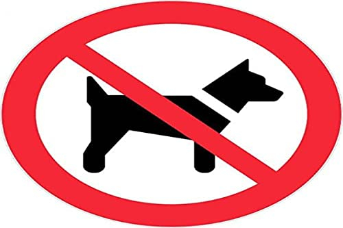 Panneau Interdit aux chiens - Rigide Ø300mm - 4061528