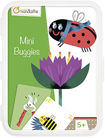 Avenue Mandarine 46 Mini Cartas Juego de parejas y velocidad-De 3 a 5 jugadores-¡Reúne a tu familia de bichos, pero ten cuidado con las plantas carnívoras A partir de 5 años-CO105O (CO105O)